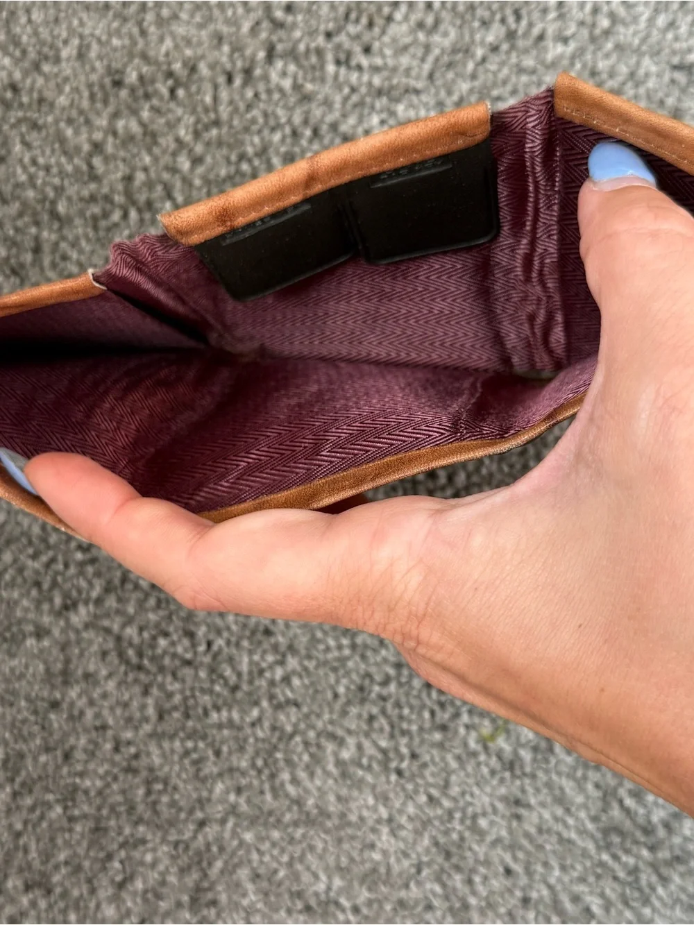 Vintage Rolfs Tri-Fold Leather Wallet